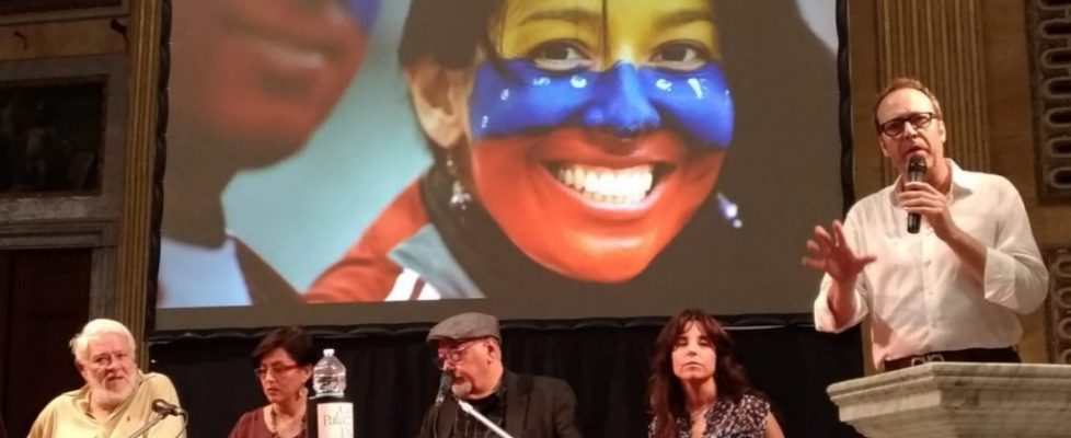 Tres Poetas por Venezuela libre y democrática Armando Rojas Guardia, José Pulido y Hebe Munoz