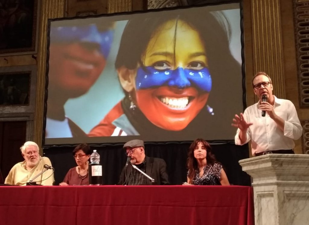 Tres Poetas por Venezuela libre y democrática Armando Rojas Guardia, José Pulido y Hebe Munoz